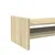 Produktbild 7 för Skärmställ sonoma-ek 100x27x20 cm konstruerat trä