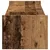 Produktbild 5 för Skärmställ åldrat trä 100x27x20 cm konstruerat trä