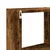 Produktbild 9 för Väggskåp 78x18x71 cm rökfärgad ek konstruerat trä