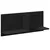 Produktbild 2 för Väggskåp 70x16,5x30 cm svart konstruerat trä