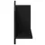 Produktbild 5 för Väggskåp 70x16,5x30 cm svart konstruerat trä
