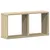 Produktbild 6 för Väggskåp 60x16x30 cm sonoma-ek konstruerat trä