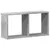 Produktbild 2 för Väggskåp 60x16x30 cm betonggrå konstruerat trä