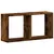 Produktbild 2 för Väggskåp 60x16x30 cm rökfärgad ek konstruerat trä