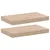Produktbild 2 för Svävande hyllor 2 st 40x23,5x4 cm konstruerat trä