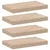 Produktbild 2 för Svävande hyllor 4 st 40x23,5x4 cm konstruerat trä