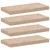 Produktbild 2 för Svävande hyllor 4 st 50x23,5x4 cm konstruerat trä