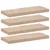 Produktbild 2 för Svävande hyllor 4 st 60x23,5x4 cm konstruerat trä