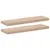 Produktbild 2 för Svävande hyllor 2 st 80x23,5x4 cm konstruerat trä