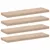 Produktbild 2 för Svävande hyllor 80x23,5x4 cm konstruerat trä