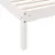 Produktbild 7 för Sängram utan madrass extra lång vit 80x210 cm massiv furu