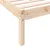 Produktbild 7 för Sängram utan madrass extra lång 100x210 cm massiv furu