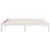 Produktbild 4 för Sängram utan madrass extra lång vit 140x210 cm massiv furu