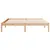 Produktbild 4 för Sängram utan madrass extra lång 160x210 cm massiv furu
