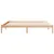 Produktbild 4 för Sängram utan madrass extra lång 180x210 cm massiv furu