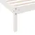 Produktbild 7 för Sängram utan madrass extra lång vit 80x220 cm massiv furu