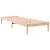 Produktbild 6 för Sängram utan madrass extra lång 90x220 cm massiv furu