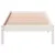 Produktbild 4 för Sängram utan madrass extra lång vit 90x220 cm massiv furu