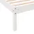 Produktbild 7 för Sängram utan madrass extra lång vit 90x220 cm massiv furu
