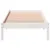 Produktbild 4 för Sängram utan madrass extra lång vit 100x220 cm massiv furu