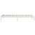 Produktbild 5 för Sängram utan madrass extra lång vit 100x220 cm massiv furu