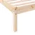 Produktbild 7 för Sängram utan madrass extra lång 180x220 cm massiv furu