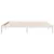 Produktbild 4 för Sängram utan madrass extra lång vit 200x220 cm massiv furu