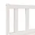 Produktbild 7 för Sängram utan madrass extra lång vit 80x210 cm massiv furu