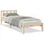 Produktbild 2 för Sängram utan madrass extra lång 90x210 cm massiv furu
