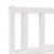 Produktbild 7 för Sängram utan madrass extra lång vit 90x210 cm massiv furu