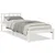 Produktbild 2 för Sängram utan madrass extra lång vit 100x210 cm massiv furu