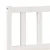 Produktbild 7 för Sängram utan madrass extra lång vit 160x210 cm massiv furu