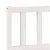 Produktbild 7 för Sängram utan madrass extra lång vit 180x210 cm massiv furu