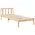 Produktbild 3 för Sängram utan madrass extra lång 80x220 cm massiv furu