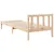 Produktbild 6 för Sängram utan madrass extra lång 90x220 cm massiv furu