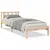 Produktbild 2 för Sängram utan madrass extra lång 100x220 cm massiv furu