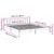 Produktbild 9 för Sängram utan madrass extra lång 200x220 cm massiv furu