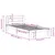 Produktbild 9 för Sängram utan madrass vit 90x200 cm massiv furu