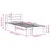 Produktbild 9 för Sängram utan madrass 75x190 cm massiv furu