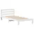 Produktbild 3 för Sängram utan madrass vit 90x190 cm massiv furu