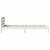 Produktbild 5 för Sängram utan madrass vit 90x190 cm massiv furu