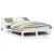 Produktbild 2 för Sängram utan madrass vit 120x190 cm massiv furu