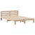 Produktbild 3 för Sängram utan madrass 135x190 cm massiv furu