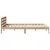 Produktbild 5 för Sängram utan madrass 135x190 cm massiv furu