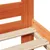 Produktbild 7 för Sängram utan madrass vaxbrun 140x190 cm massiv furu