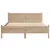 Produktbild 4 för Sängram utan madrass 160x200 cm massiv furu
