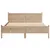 Produktbild 4 för Sängram utan madrass 150x200 cm massiv furu