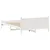 Produktbild 6 för Sängram utan madrass vit 140x190 cm massiv furu