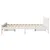 Produktbild 5 för Sängram utan madrass vit 120x190 cm massiv furu