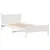 Produktbild 3 för Sängram utan madrass vit 90x190 cm massiv furu